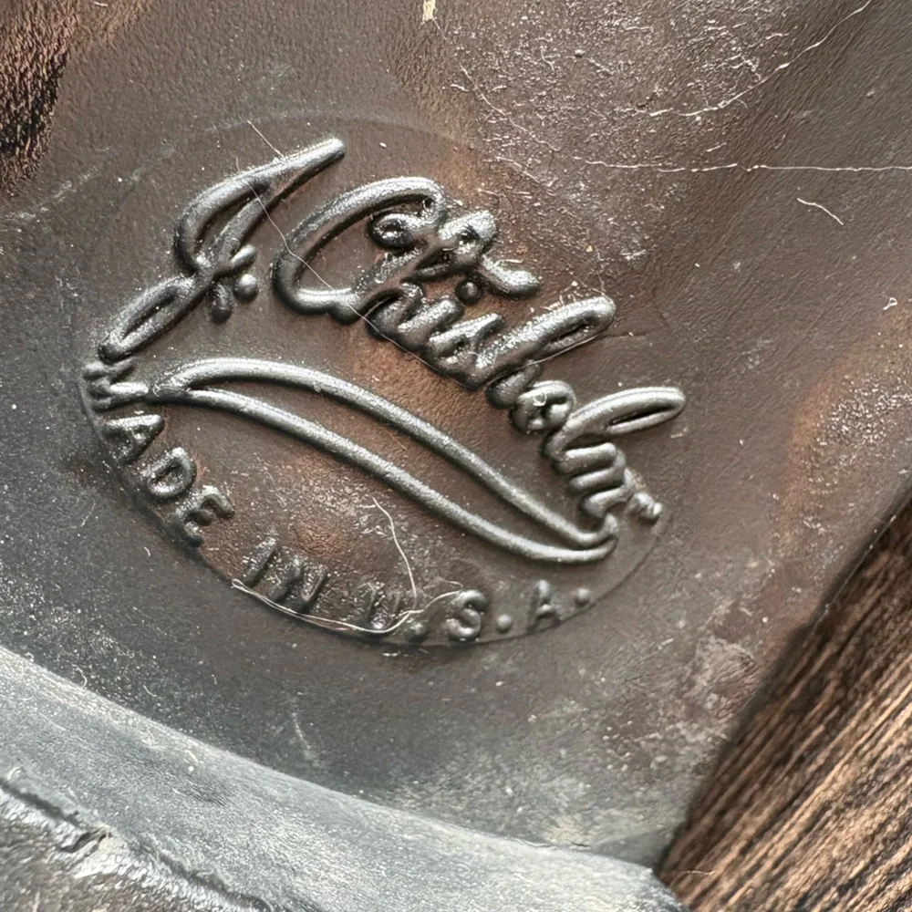 Vintage J Chisholm Packer Ranch Boots 74990 Size US 8 Men’s - Picture 12 of 12